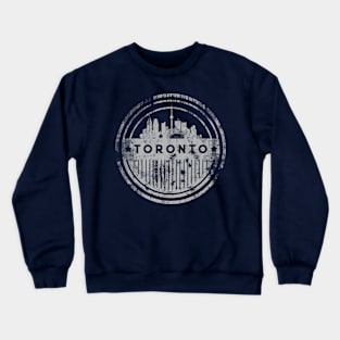 Toronto Grunge Cityscape Crewneck Sweatshirt